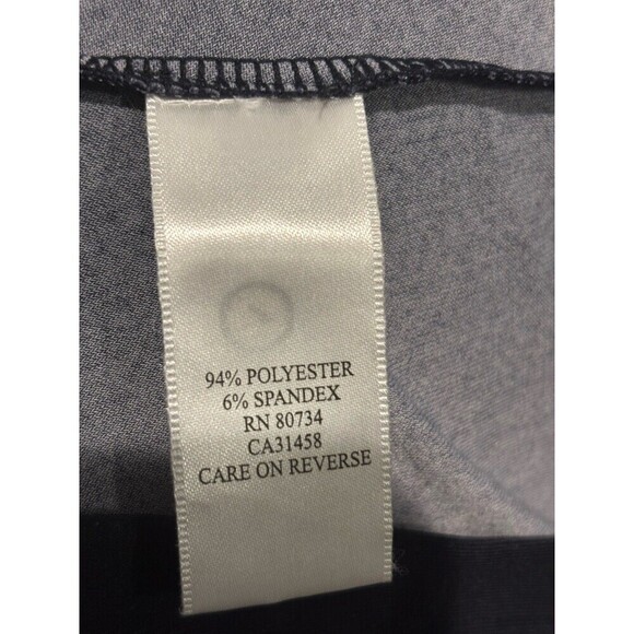 BCBG Y2K Vintage Blue Brown Kimono Wrap Asian Japanese Print Split Sleeves Top S - Picture 8 of 9